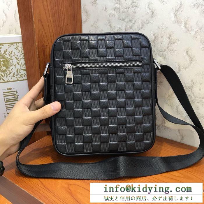 ルイヴィトン ショルダーバッグ コーデ 最新のトレンドの主役となる限定品 メンズ louis vuitton コピー ブラック ダミエ 安い