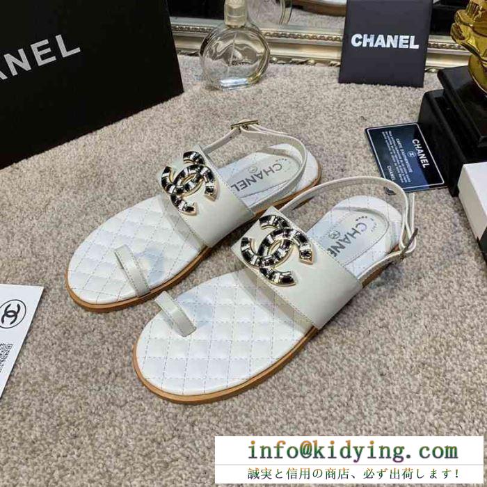 シャネル chanel サンダル 春夏季超人気限定コラボ ss19春夏入荷人気のスピーディ