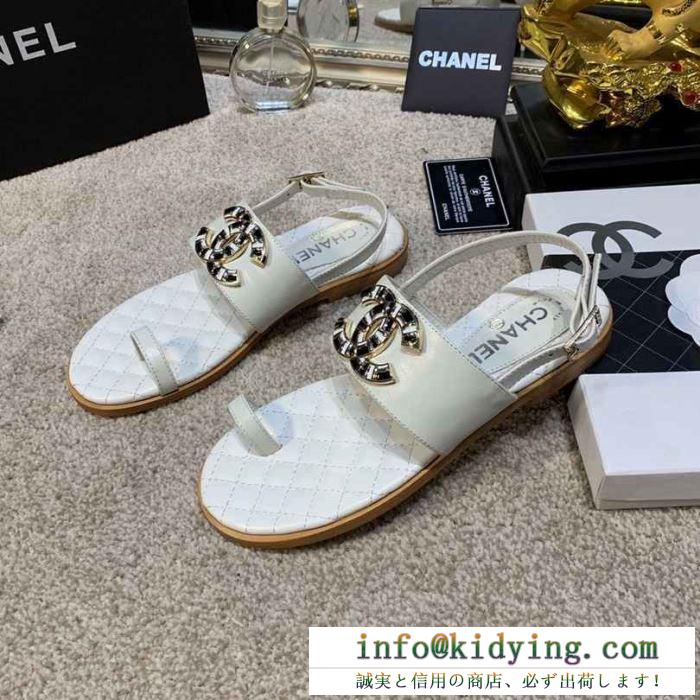 シャネル chanel サンダル 春夏季超人気限定コラボ ss19春夏入荷人気のスピーディ