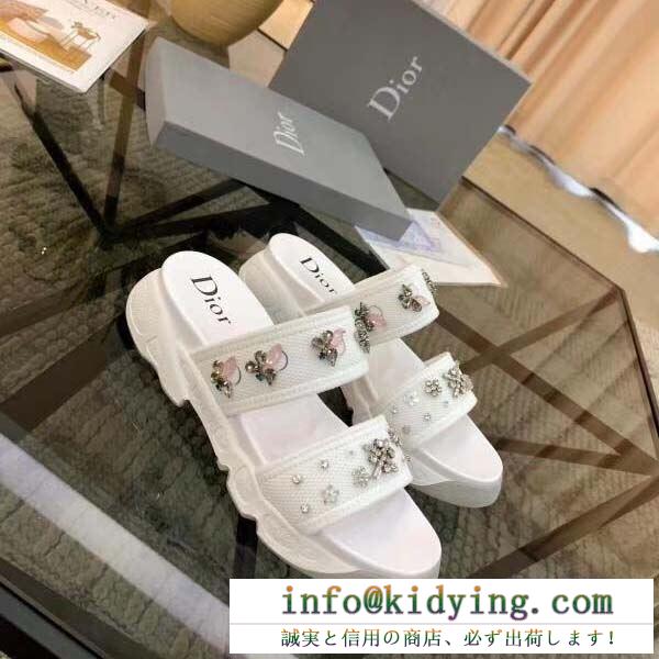 2019春夏にも引き続き大活躍！ 春夏入荷大人気モデル ディオール dior サンダル 2色可選