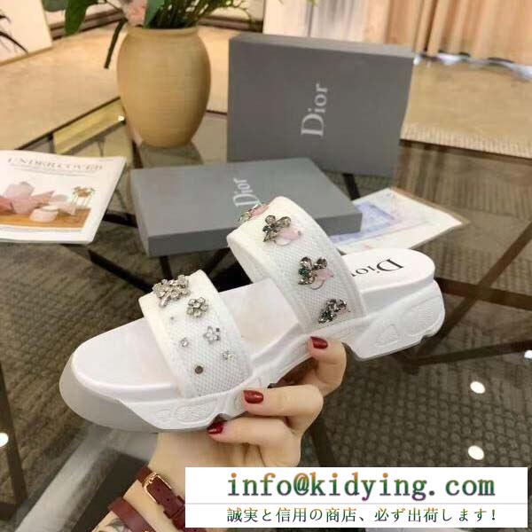 2019春夏にも引き続き大活躍！ 春夏入荷大人気モデル ディオール dior サンダル 2色可選