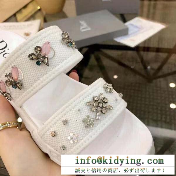 2019春夏にも引き続き大活躍！ 春夏入荷大人気モデル ディオール dior サンダル 2色可選