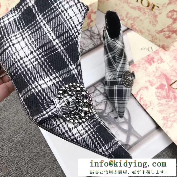 ディオール 軽やかな気心地も嬉しい秋冬アウター  2色可選 DIOR 保温性を強化したシンプルなデザイン レザーブーツ 秋冬シーズンのための新作が揃う