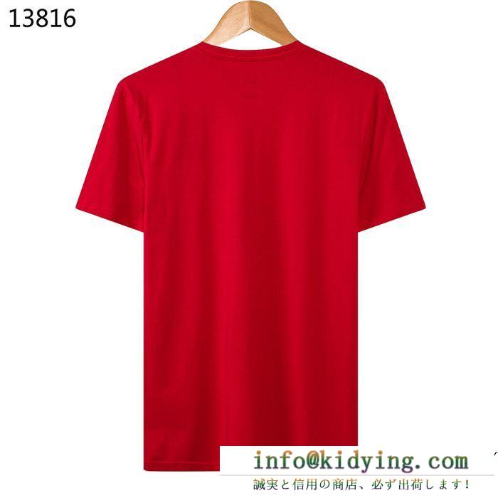人気が続行限定アイテム 元気な印象に armani アルマーニ 半袖tシャツ 4色可選