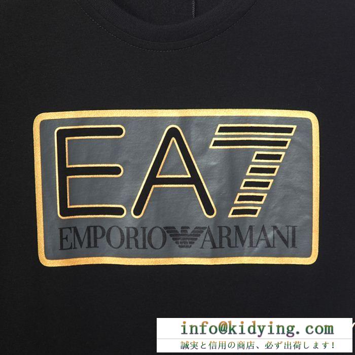 EMPORIO armaniエンポリオアルマーニ tシャツ コピー6zpt81pj02z11200コットンジャージー製ea7プリント半袖メンズ