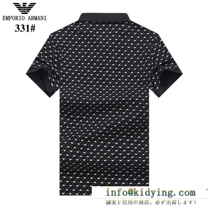 カジュアルの定番 armani アルマーニ 半袖tシャツ 4色可選 2019春夏の流行りの新品