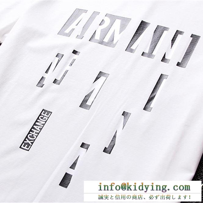 ARMANI アルマーニ 半袖tシャツ 2色可選 海外限定新作 2019夏に意外と人気な新作