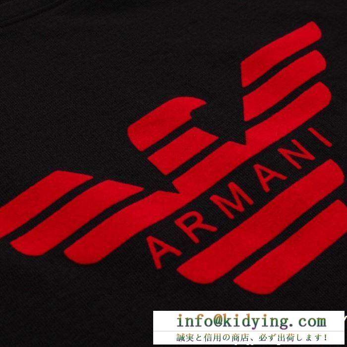 SS19待望入荷VIP価格 春夏季超人気限定コラボ 海外限定新作 armani アルマーニ 半袖tシャツ 3色可選