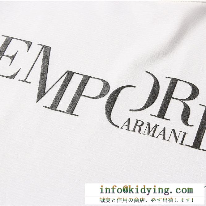 半袖Tシャツ 3色可選 雑誌にも人気掲載アイテム armani アルマーニ 2019年春夏のトレンドの動向