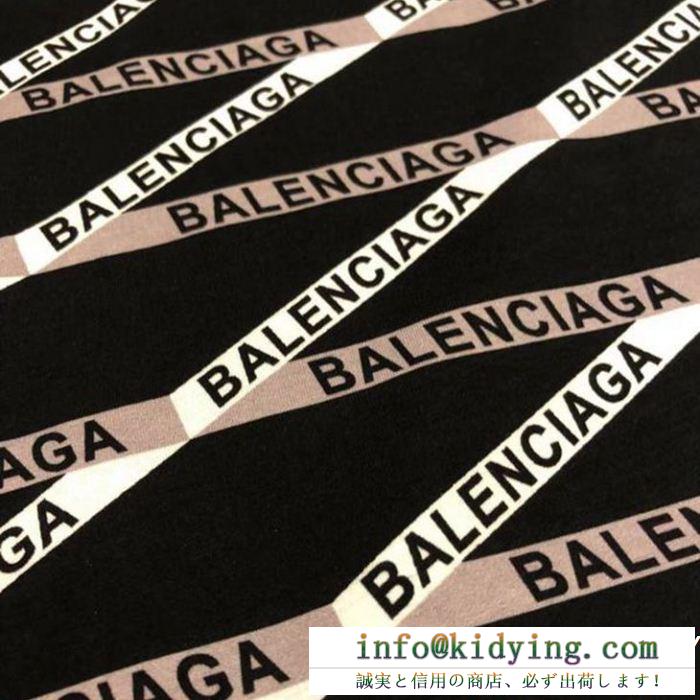 BALENCIAGAバレンシアガ tシャツ スーパーコピーお洒落なロゴショートスリーブクルーネック半袖カジュアル上品