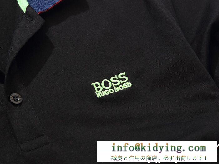 半袖Tシャツ 多色可選 hugo boss ヒューゴボス 控えめにしてヘルシーな印象 風合いが魅力