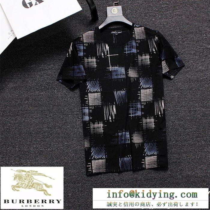 毎年定番人気商品 burberry バーバリー 半袖tシャツ 2色可選 2019春新作正規買付 国内配送