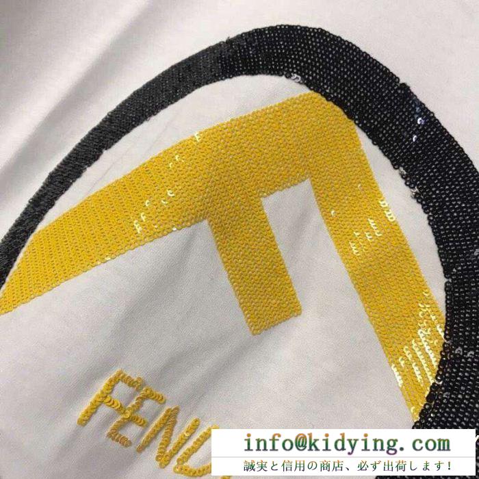 FENDI tシャツ コピー遊び心溢れるハイセンスなデザイン万能ショートスリーブメンズファッション