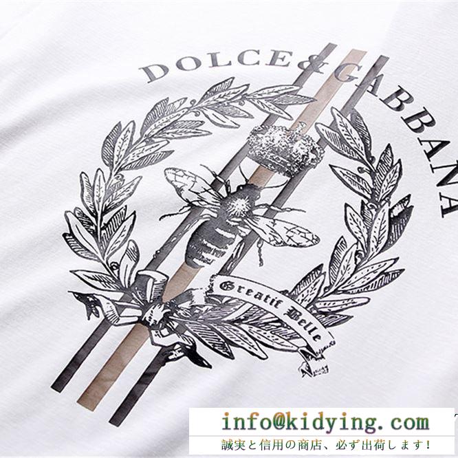 2019春新作正規買付 国内配送 夏季大人気アイテム dolce&gabbana ドルチェ＆ガッバーナ 半袖tシャツ 3色可選