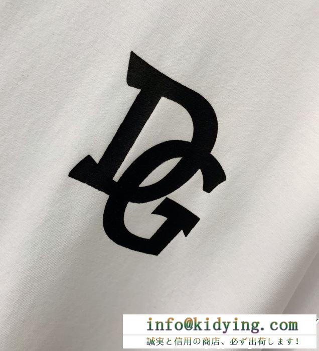 最新作2019春夏入荷 春夏季超人気限定コラボ dolce&gabbana ドルチェ＆ガッバーナ 半袖tシャツ 3色可選