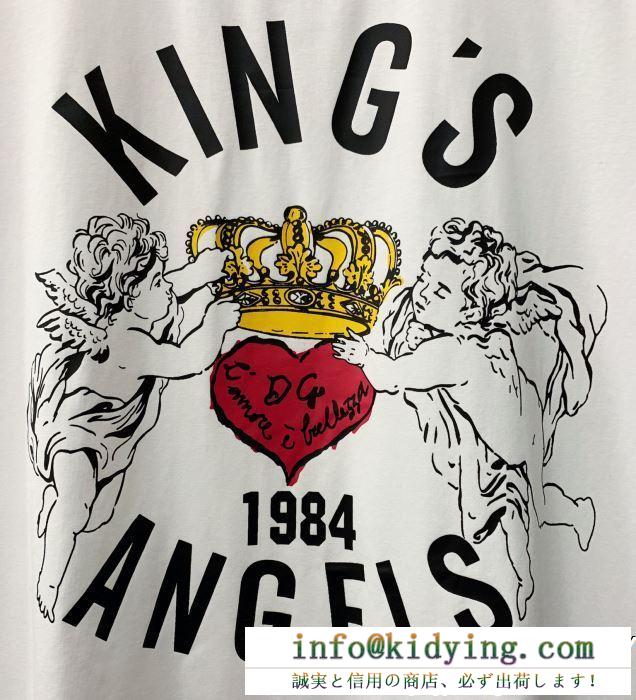 半袖Tシャツ 2色可選夏新品定価より50％off 2019春夏の流行りの新品 dolce&gabbana ドルチェ＆ガッバーナ