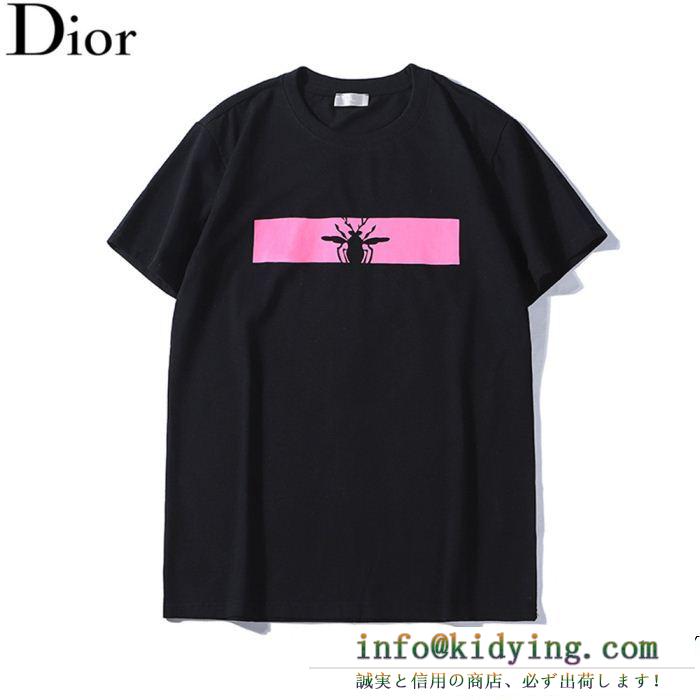 これさえ押さえればOK！カジュアルの定番 dior ディオール 半袖tシャツ 2色可選