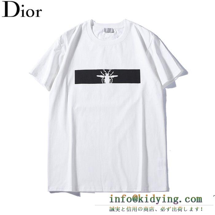 これさえ押さえればOK！カジュアルの定番 dior ディオール 半袖tシャツ 2色可選