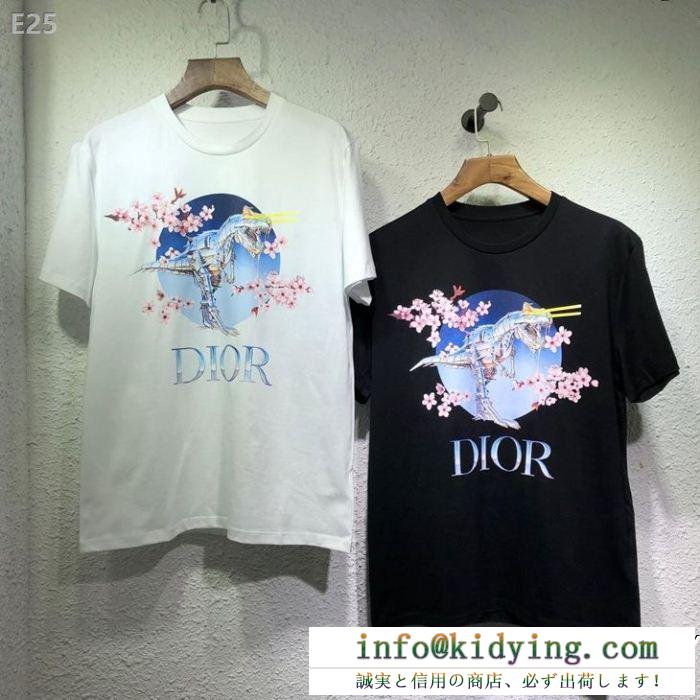 大注目 Tシャツ/ティーシャツ 話題沸騰 2色可選日本完売 ディオール DIOR 新着入荷 最新2019 