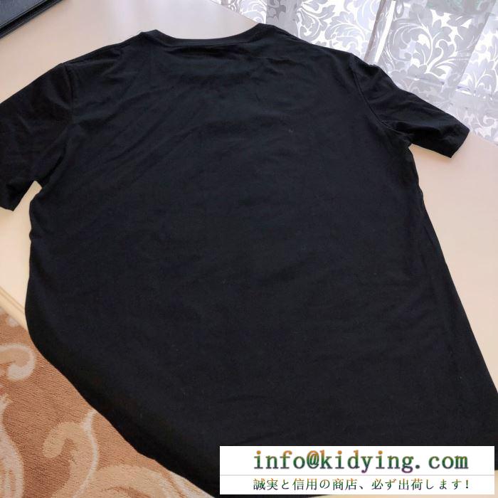 Dior メンズ ｔシャツ おしゃれに見せる限定品 2019人気 ディオール コピー コラボ ブラック ホワイト 日常 品質保証
