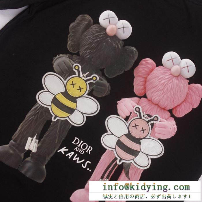 Dior ｔシャツ コピー オシャレで存在感たっぷり ディオール トップス レディース ブラック ホワイト ストリート 最安値