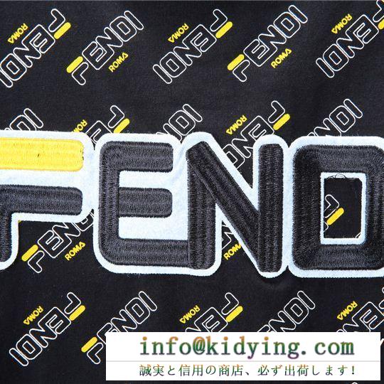 半袖Tシャツ 2色可選 優しい印象を与えてくれ 相性抜群のコンビ fendi フェンディ