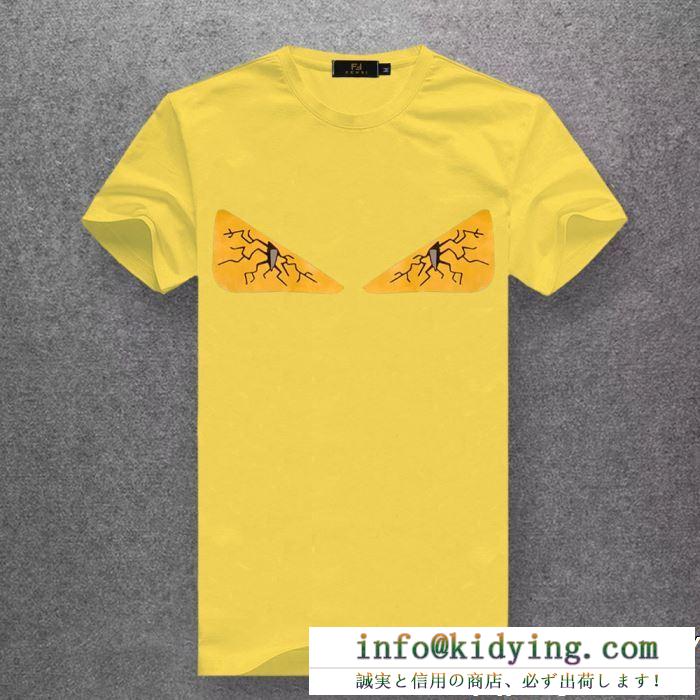 FENDI フェンディ半袖tシャツ 多色可選 ss19待望入荷vip価格 関税補償新作限定大人可愛い