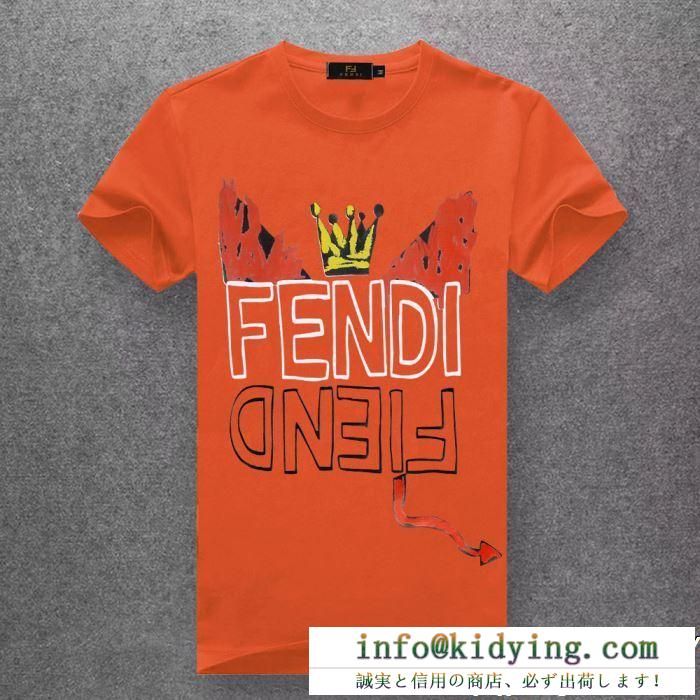 春夏新作奇跡の再入荷 19ss 待望の新作カラー fendi フェンディ多色可選 半袖tシャツ