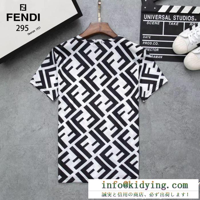 19SS限定夏季 fendi フェンディ半袖tシャツ 3色可選 春夏に必要なおすすめアイテム