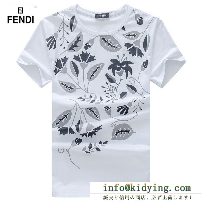 春物１点限りVIP顧客セール 19ss完売必至夏季 fendi フェンディ 半袖tシャツ 2色可選