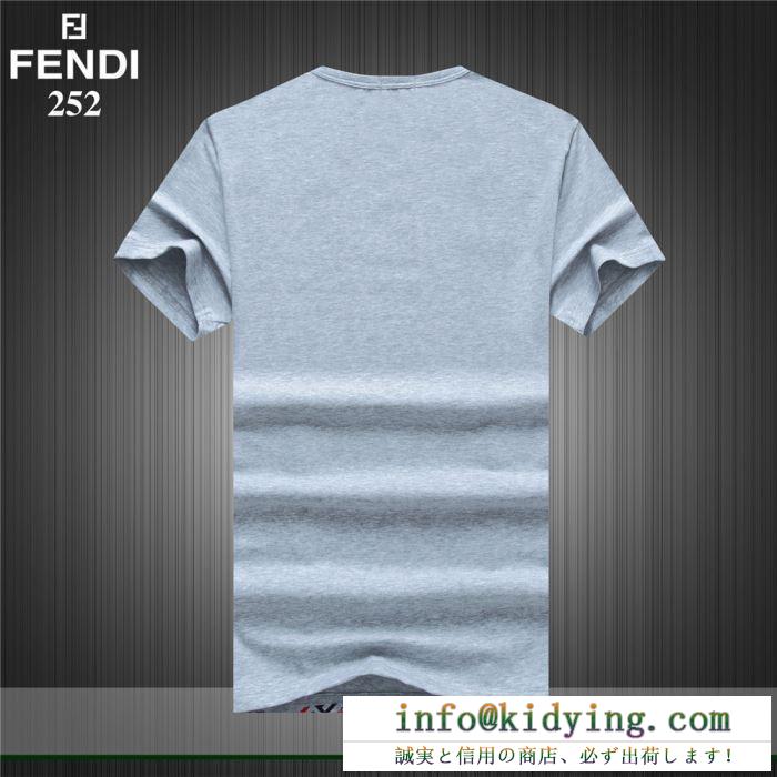 FENDI フェンディ 半袖tシャツ 3色可選 ファッション感が急上昇！ 2019春新作正規買付 国内配送