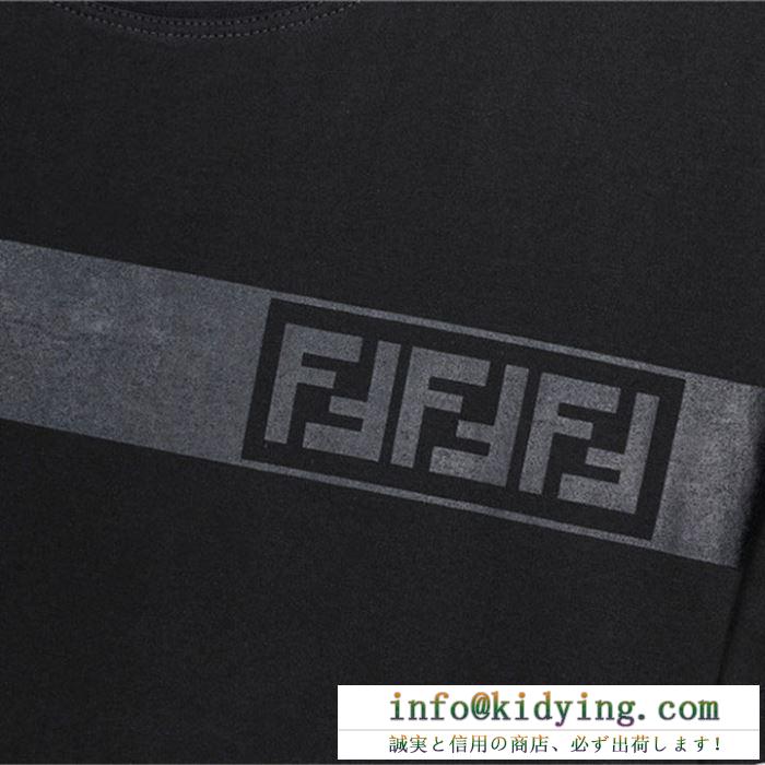 雑誌掲載新作春夏入荷 2019春新作正規買付 国内配送 fendi フェンディ 半袖tシャツ 2色可選