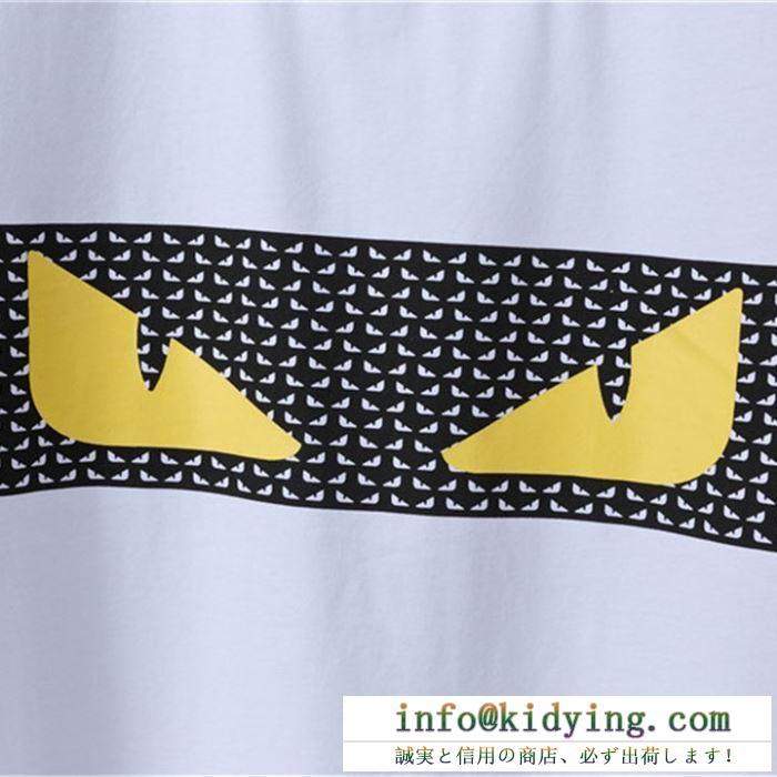 FENDI フェンディ 半袖tシャツ 2色可選 19ss新作大人気旬トレンド 話題の新作夏新品 人気モデル復刻