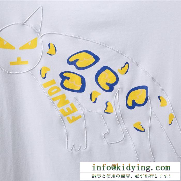 19SS新作大人気旬トレンド fendi フェンディ 半袖tシャツ 2色可選 今年コレクション新作登場！
