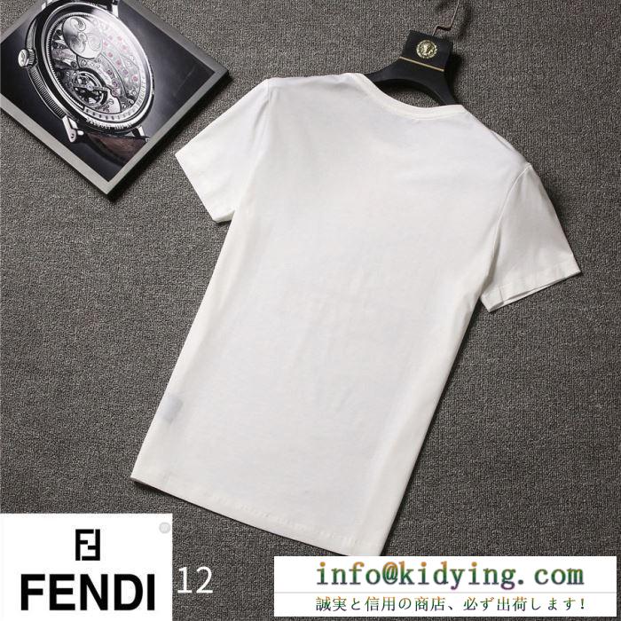 19ss完売必至夏季 fendi フェンディ 半袖tシャツ 3色可選 夏新しい物ひとつは欲しい定番