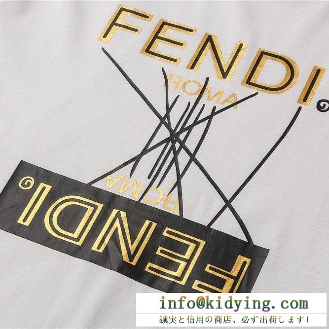 19ss完売必至夏季 fendi フェンディ 半袖tシャツ 3色可選 夏新しい物ひとつは欲しい定番