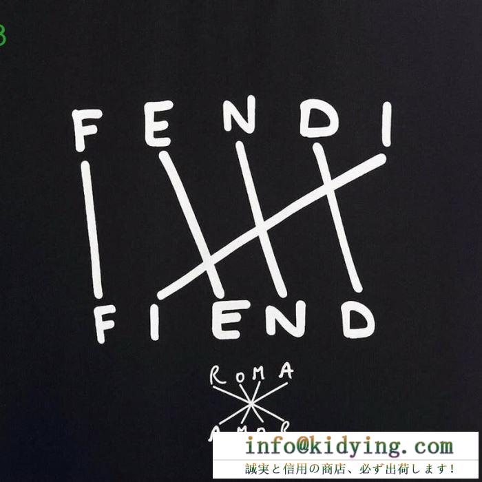 フェンディ fendi メンズ ｔシャツ 暑い夏に大活躍コーデ コピー 通販 ブラック ホワイト 日常 最安値 fy0936a6zif0qa0