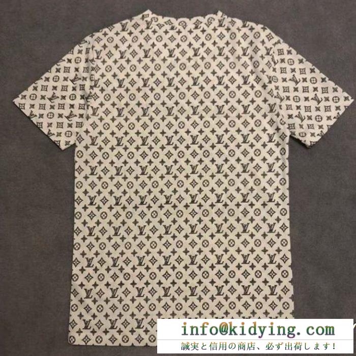 高級感が溢れた ルイ ヴィトン Tシャツ/ティーシャツ好感度が高いアイテム LOUIS VUITTON 2色可選 19ss最新作