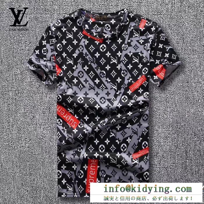 新作セール人気春物 ルイ ヴィトン LOUIS VUITTON 19春夏正規品保証 Tシャツ/ティーシャツ 3色可選 人気モデル復刻