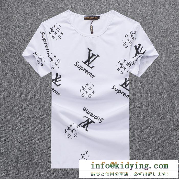 2019春新作正規買付 国内配送 雑誌掲載新作春夏入荷 louis vuitton ルイ ヴィトン 半袖tシャツ 3色可選