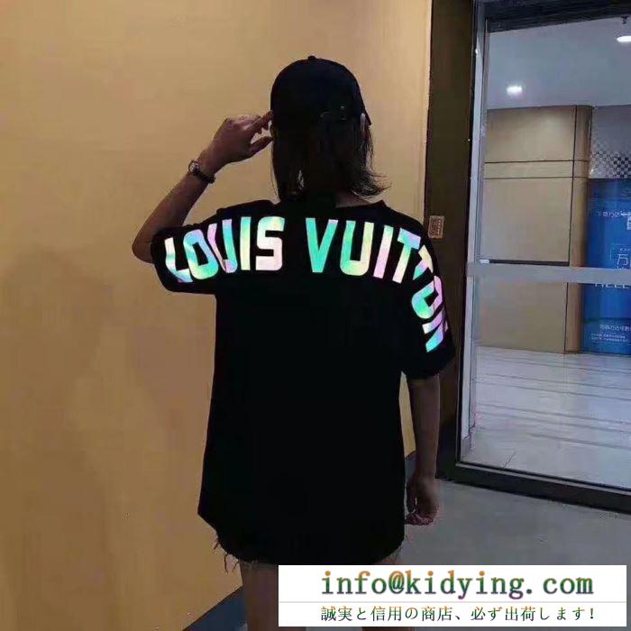 LOUIS vuitton トレンドアイテムとして継続 tシャツ/半袖 2色可選 ルイ ヴィトン2019年春夏シーズンの人気