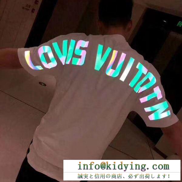 LOUIS vuitton トレンドアイテムとして継続 tシャツ/半袖 2色可選 ルイ ヴィトン2019年春夏シーズンの人気