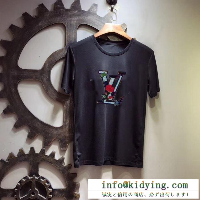 Tシャツ/半袖 2019年春夏のトレンドの動向 2色可選 ルイ ヴィトンカジュアルの定番 louis vuitton