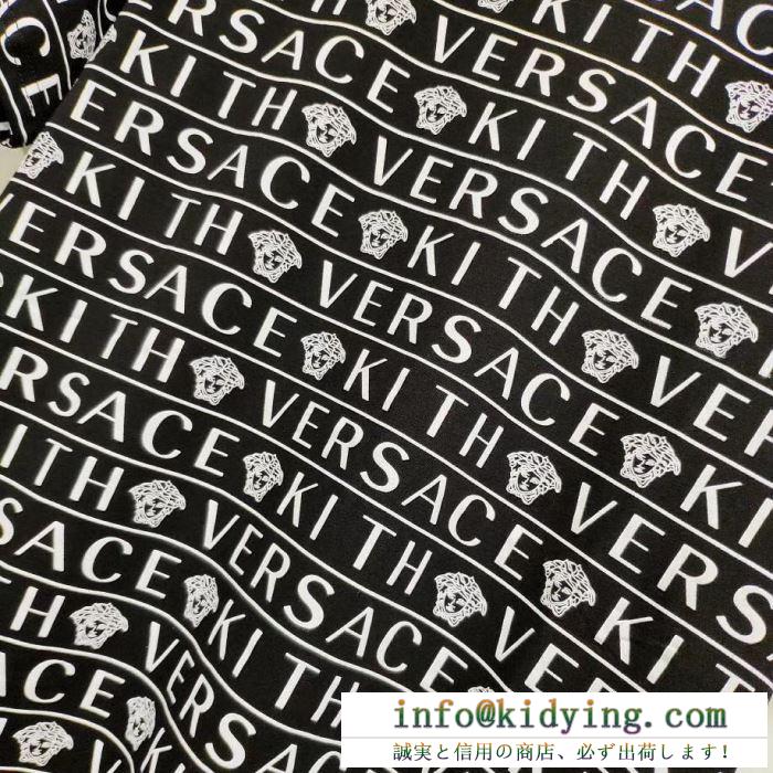 春夏に必要なおすすめアイテム ヴェルサーチversace tシャツ/半袖 2色可選 vip 先行セール2019年夏