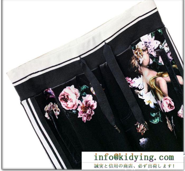 Dolce&Gabbanaドルガバ コピー贅沢に花柄を使用したメンズラインカジュアルなパンツクラシック上品な雰囲気