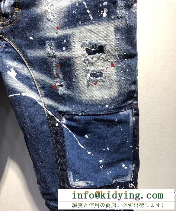 ディースクエアード dsquared2 テーパードデニムパンツ 安心の関税送料込 19ss 新作 春新作ご注目