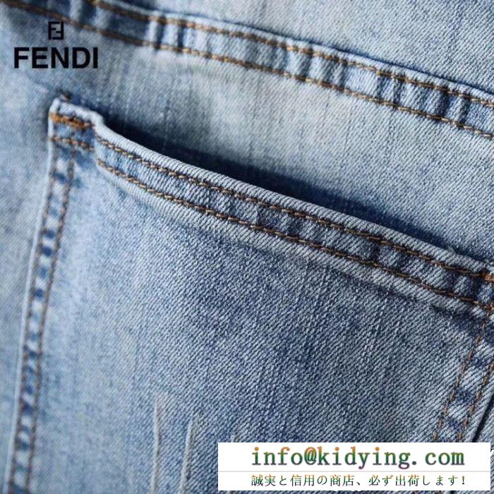 FENDI フェンディ ストレートデニムパンツ 最新作2019春夏入荷 追跡便関送込 春夏新作vip割引