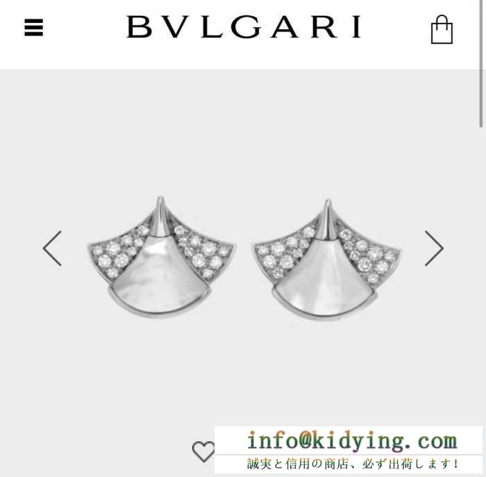 ブルガリ ピアス 人気 耳元までもトレンド感があるアイテム bvlgari レディース コピー ブラック ホワイト リーズナブルな価格