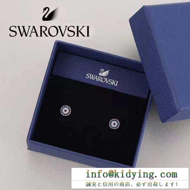 スワロフスキー swarovski ピアス 19ss 待望の新作カラー 春物新作大人スタイリッシュ