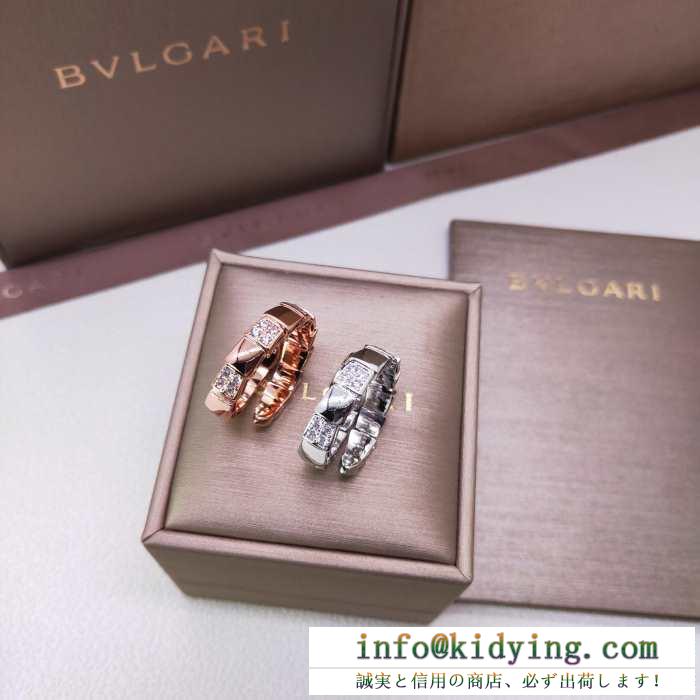 トレンディなスタイルに合わせやすい ブルガリ 指輪 コピー bvlgari レディース シルバー ゴールド 着こなし おしゃれ お買い得